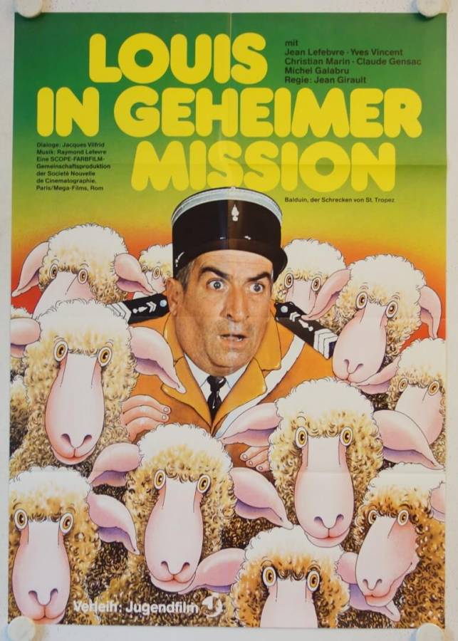 Louis in geheimer Mission originales deutsches Filmplakat (R70s)